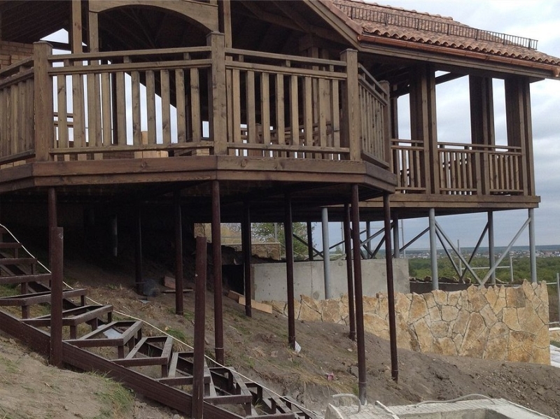 4 вида фундамента для строительства дома на склоне