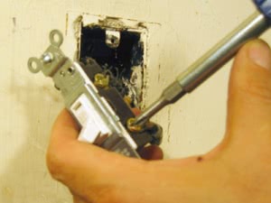 Электромонтажные работы. Установка выключателей, розеток, светильников