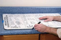 Процесс установки врезной мойки из нержавеющей стали