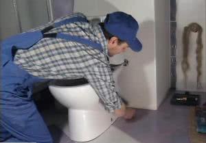 Установка унитаза